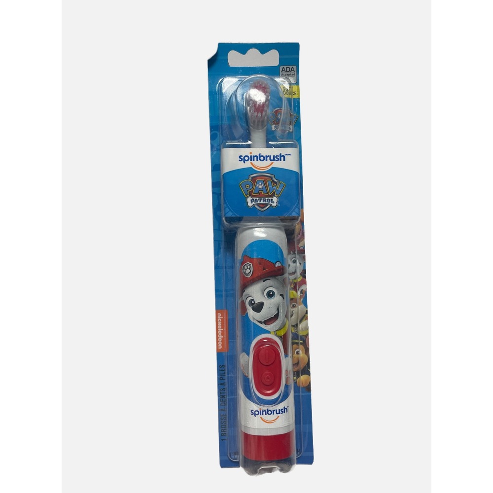 Spinbrush Toothbrush Kids OS Blue Paw Patrol Marshall Battery Powered Soft Brist